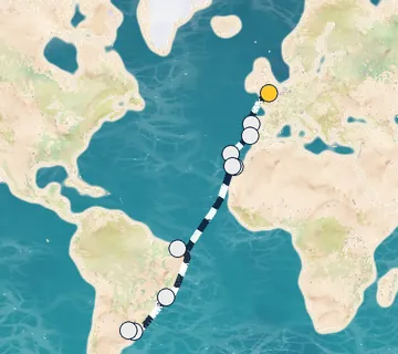 22 Night London to Buenos Aires cruise