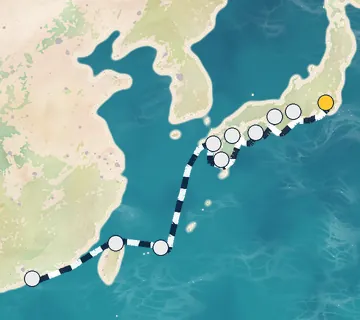 11 Night Tokyo to Hong Kong cruise