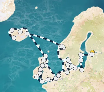 42 Night Helsinki to Copenhagen cruise