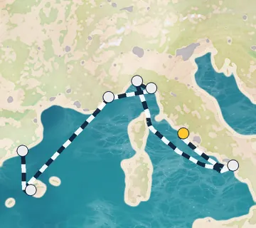 9 Night Rome to Barcelona cruise