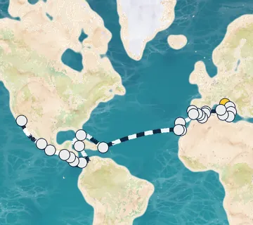 45 Night Rome to Los Angeles cruise