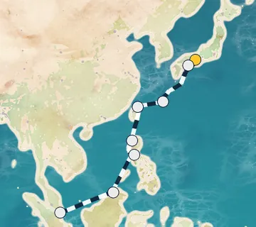 13 Night Kobe to Singapore cruise