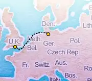 2 Night London to Hamburg cruise