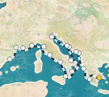 21 Night Athens to Barcelona cruise