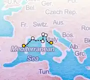 7 Night Barcelona to Rome cruise