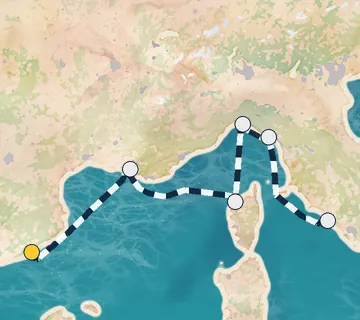7 Night Barcelona to Rome cruise