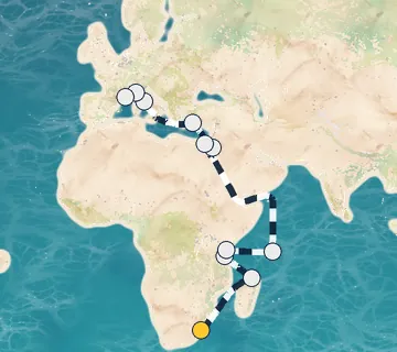 27 Night Durban to Marseille cruise