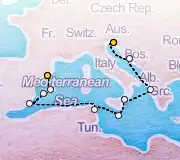 12 Night Trieste to Barcelona cruise