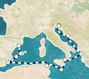 12 Night Trieste to Barcelona cruise