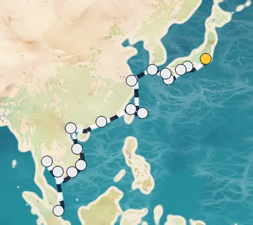 27 Night Tokyo to Singapore cruise