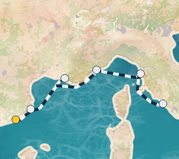 7 Night Barcelona to Rome cruise