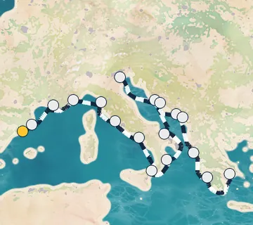 21 Night Barcelona to Athens cruise