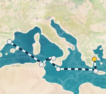 7 Night Athens to Barcelona cruise
