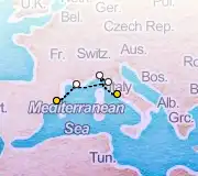 4 Night Rome to Barcelona cruise