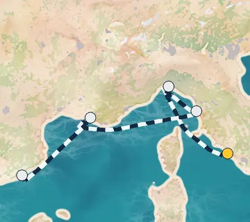 4 Night Rome to Barcelona cruise