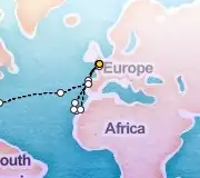 28 Night London to Port Canaveral cruise