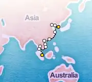26 Night Seoul to Singapore cruise