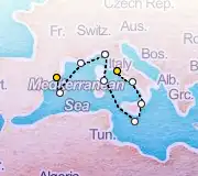 10 Night Barcelona to Rome cruise