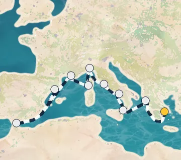 14 Night Athens to Barcelona cruise