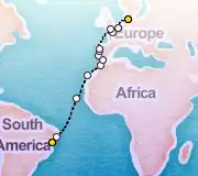 22 Night Salvador to Kiel cruise