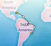 21 Night Rio to Miami cruise
