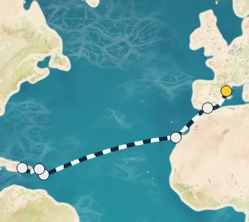 14 Night Barcelona to La Romana cruise