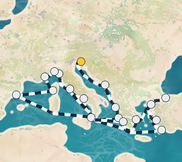 28 Night Trieste to Rome cruise