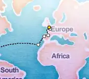 15 Night London to Ft. Lauderdale cruise