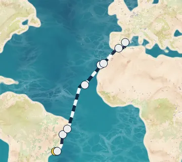 17 Night Rio de Janeiro to Valencia cruise
