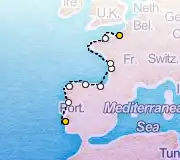 12 Night Lisbon to Paris cruise