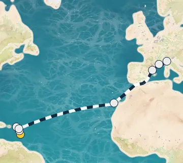 15 Night Fort-de-France to Portofino cruise