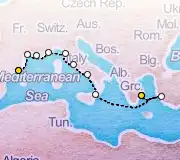 14 Night Athens to Barcelona cruise