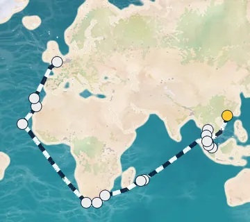 48 Night Hong Kong to London cruise