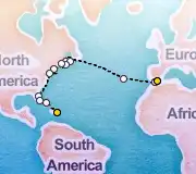 24 Night Malaga to La Romana cruise