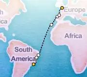 16 Night Rio to London cruise