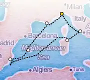7 Night Savona to Savona cruise