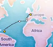 14 Night Pointe-a-Pitre to Paris cruise