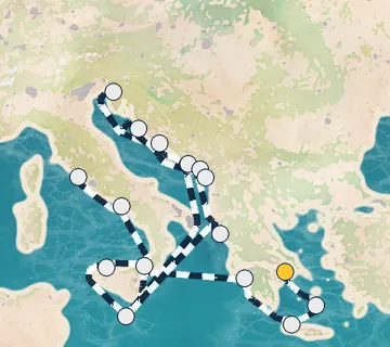 21 Night Athens to Rome cruise