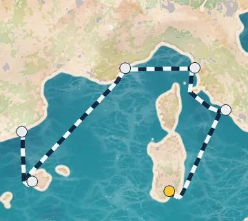 6 Night Cagliari to Barcelona cruise
