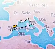 7 Night Tarragona to Barcelona cruise