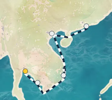 12 Night Bangkok to Hong Kong cruise