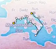 17 Night Barcelona to Venice cruise