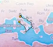 7 Night Rome to Ravenna cruise