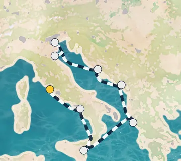 7 Night Rome to Ravenna cruise