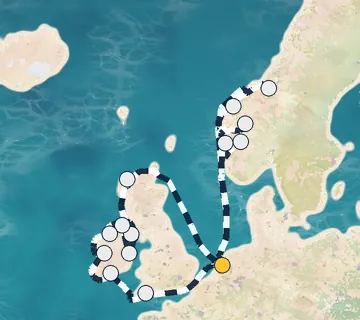 21 Night Amsterdam to Amsterdam cruise