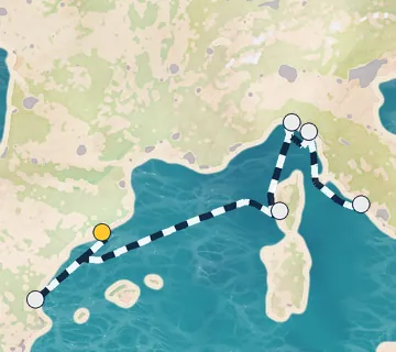 7 Night Barcelona to Rome cruise