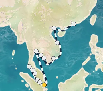 22 Night Singapore to Hong Kong cruise