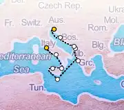 11 Night Trieste to Rome cruise