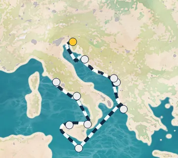 11 Night Trieste to Rome cruise