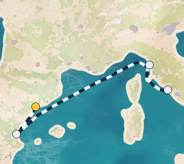 4 Night Tarragona to Rome cruise